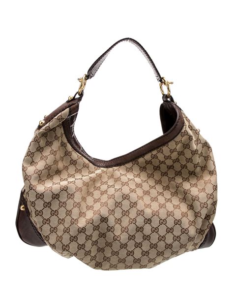 gucci classics jockey large hobo bag|Gucci hobo bags for sale.